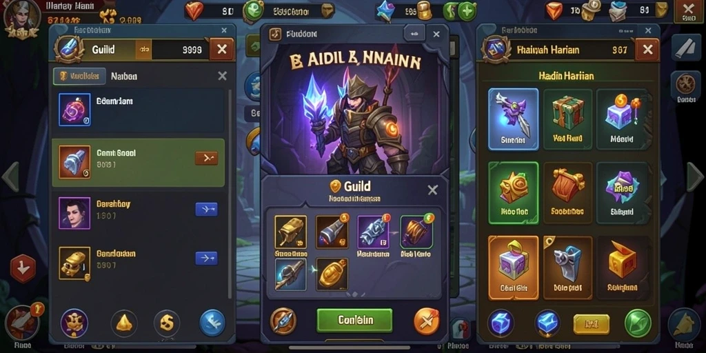 Tampilan menu utama A200M yang menarik.