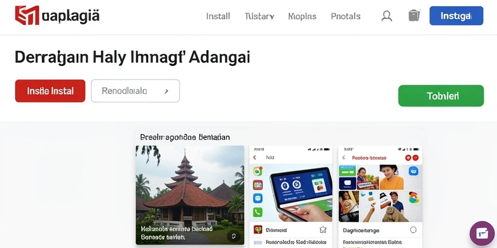 Tampilan antarmuka yang intuitif dan menarik.