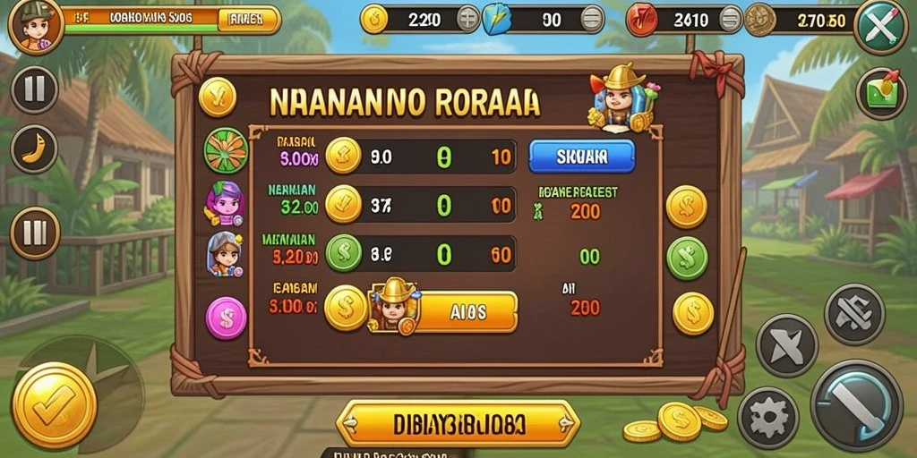 Tampilan level pertama yang penuh warna dan menarik.