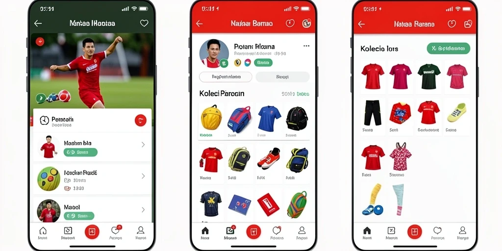 Tampilan antarmuka aplikasi yang menarik dan intuitif.