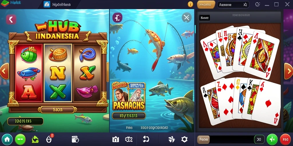 Tampilan antarmuka game yang menarik dan mudah dinavigasi.