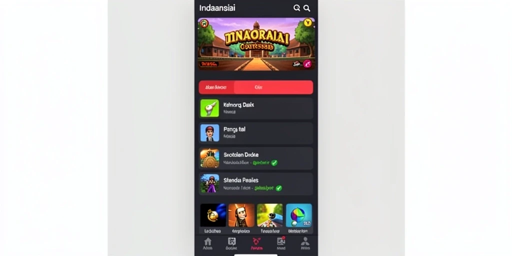 Tangkapan layar dari gameplay menegangkan.